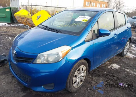 2012 Toyota Yaris Le z USA, uszkodzony, nr VIN JTDKTUD39CD539080